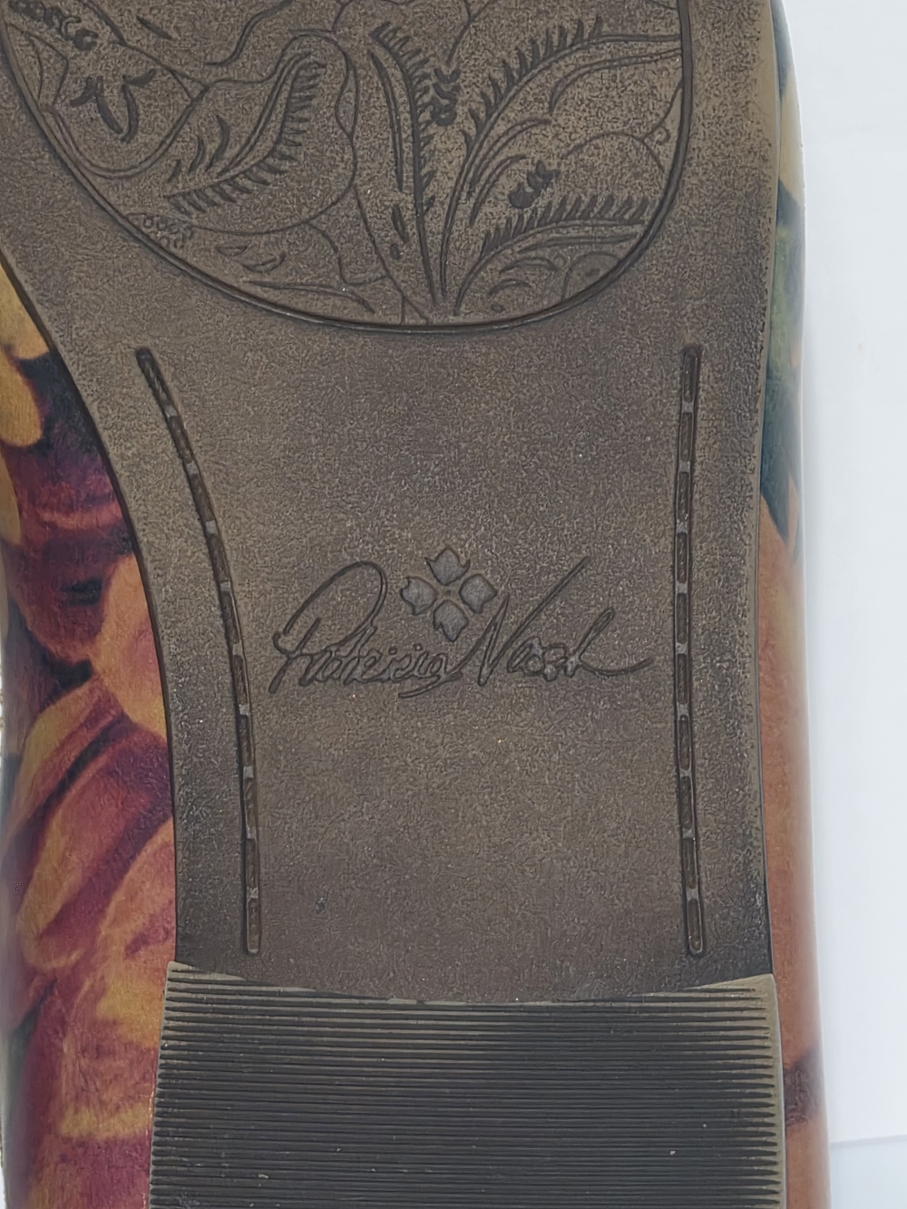 Patricia Nash Multicolor Leather Moccasin Loafers - Picture 8 of 9